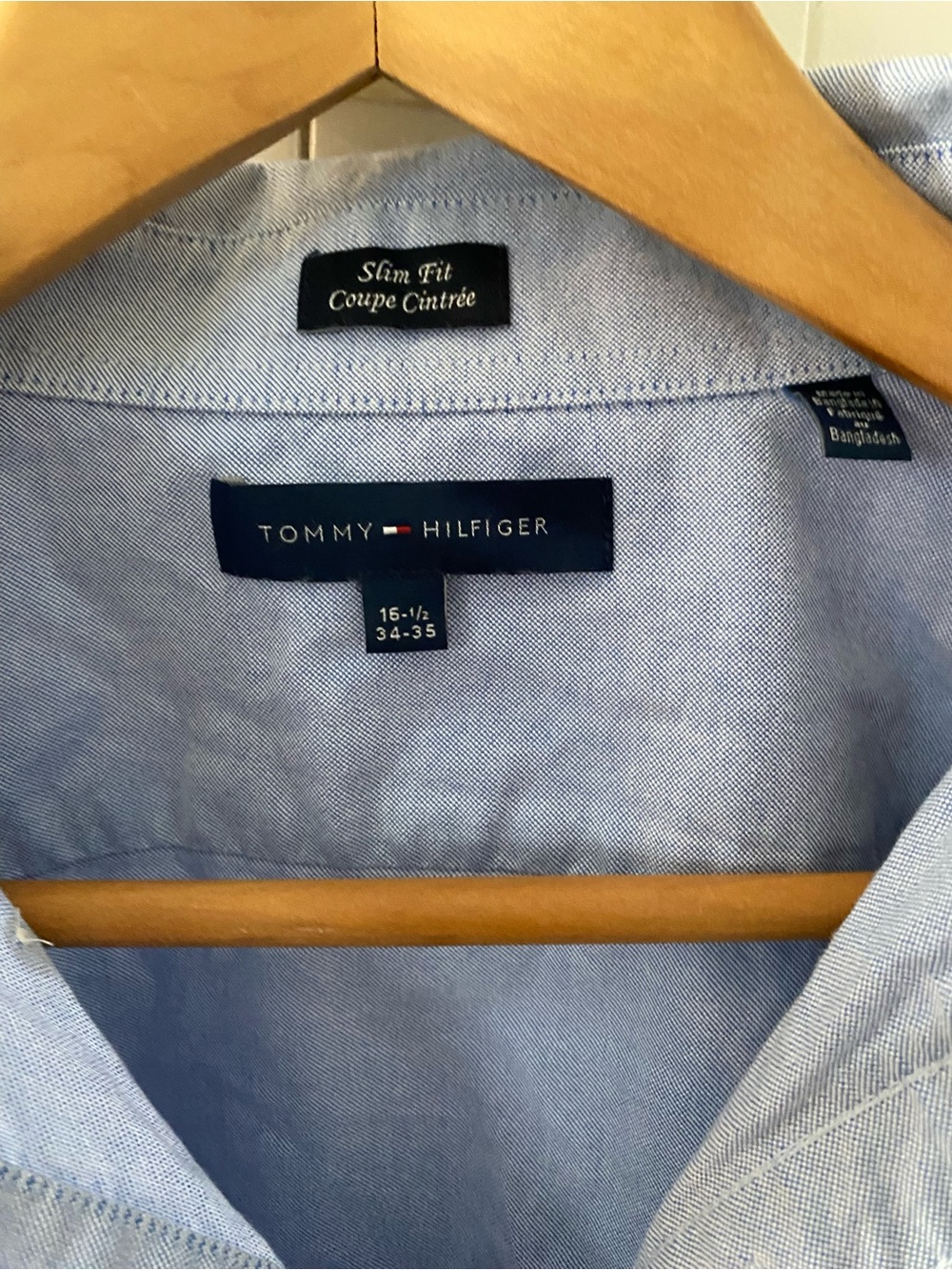 Tommy Hilfiger Light Blue Slim Fit Dress Shirt - Men's